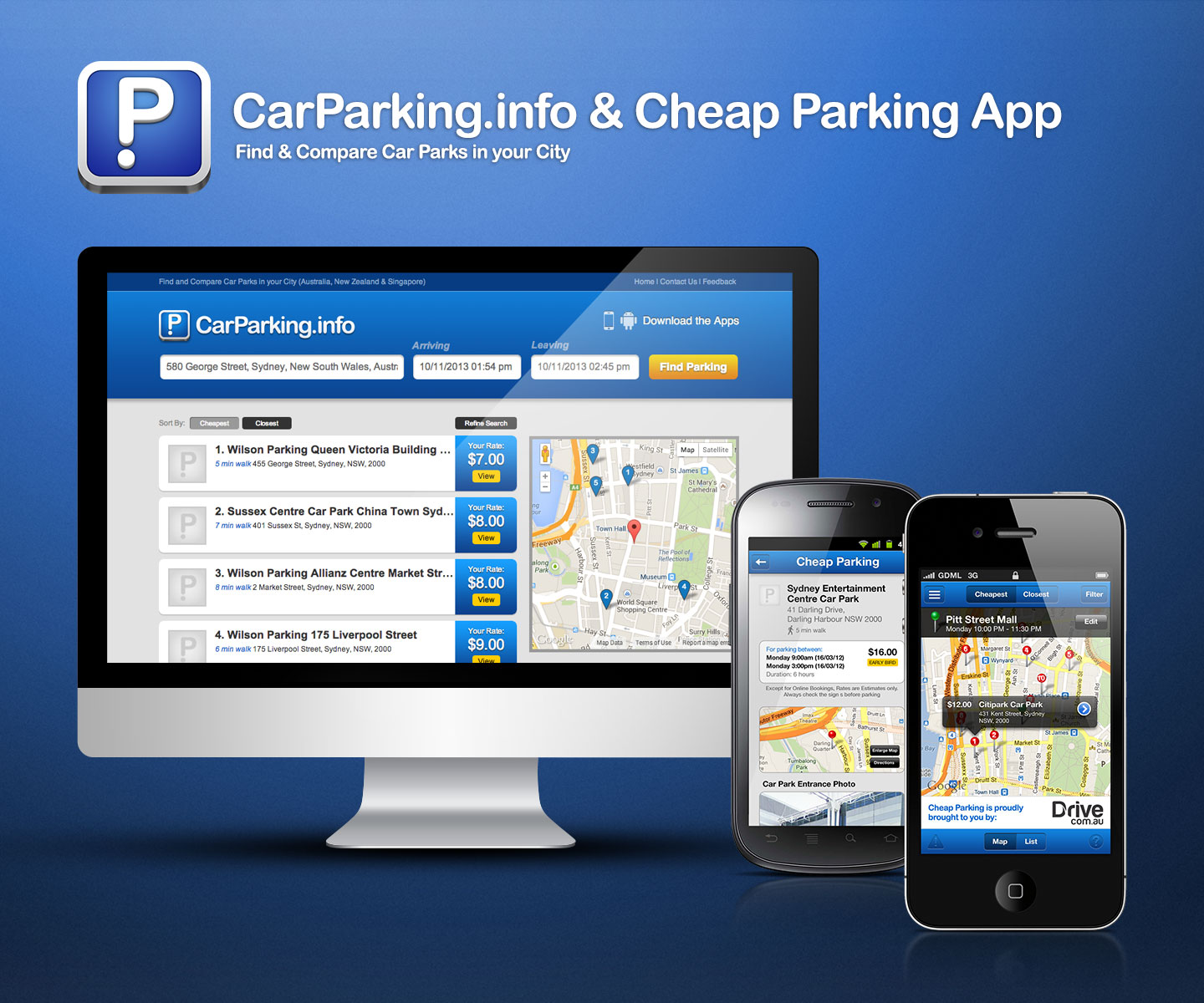 CarParking.info & The Cheap Parking App